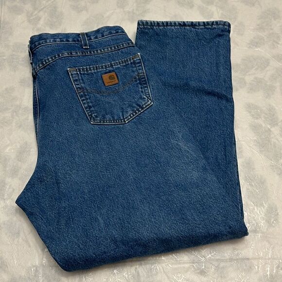Carhartt men’s fleece lined jeans size 40X32 - Picture 3 of 11